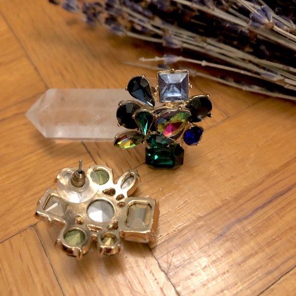 Beautiful chic multicolored statement earings - Picture 2 of 4